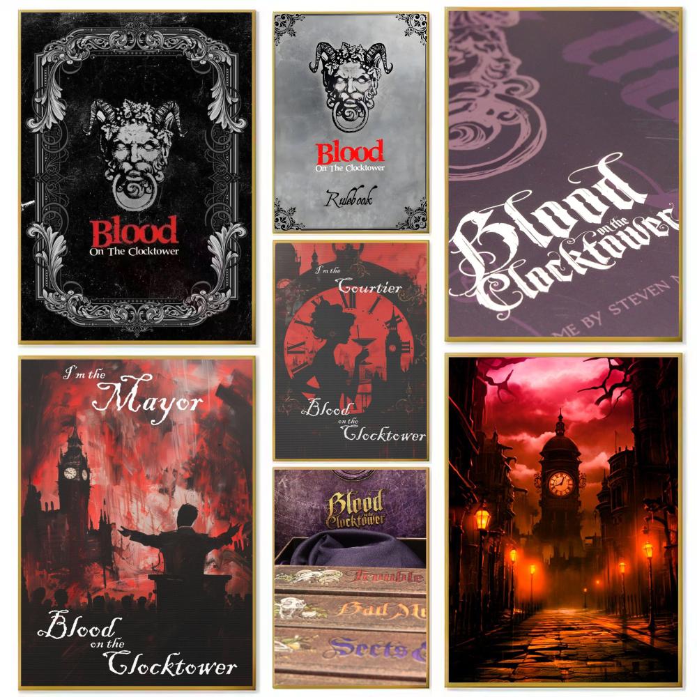 Board Game Cafe - Affiche de jeu de société Blood