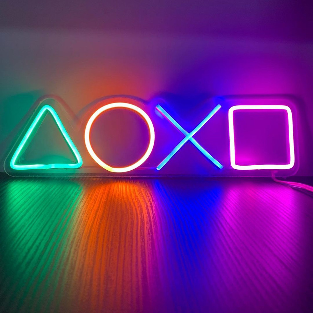 Board Game Logo - Enseigne au néon LED pour décoration
