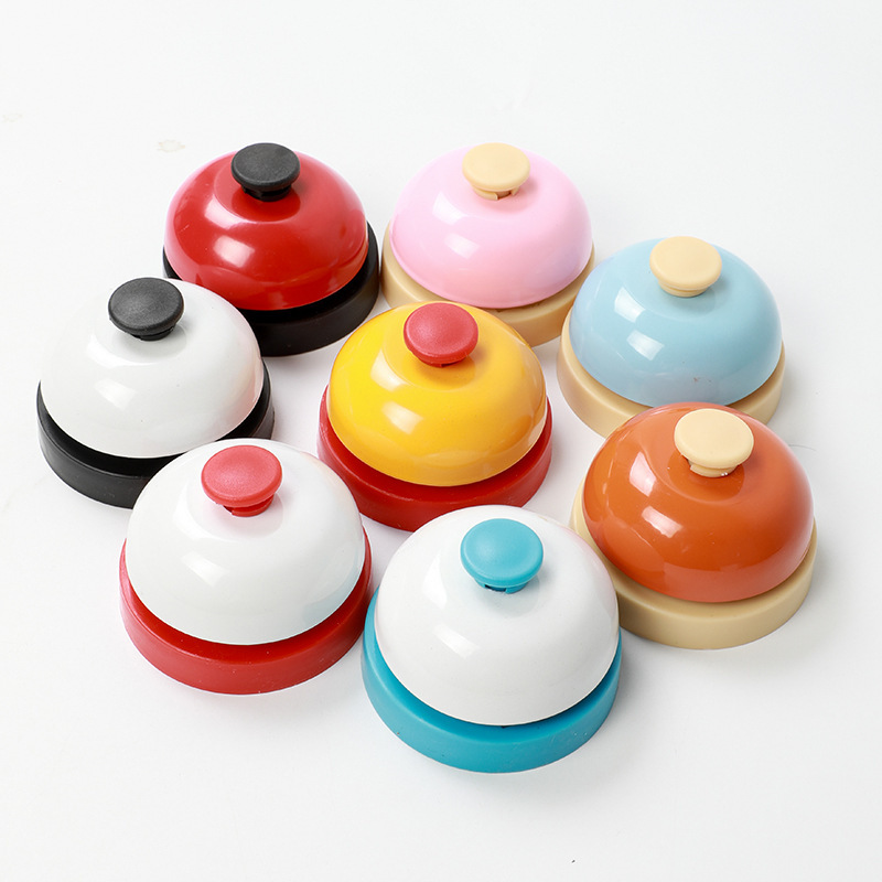 Board Game Cafe - Cloche de commande de table multicolore,
