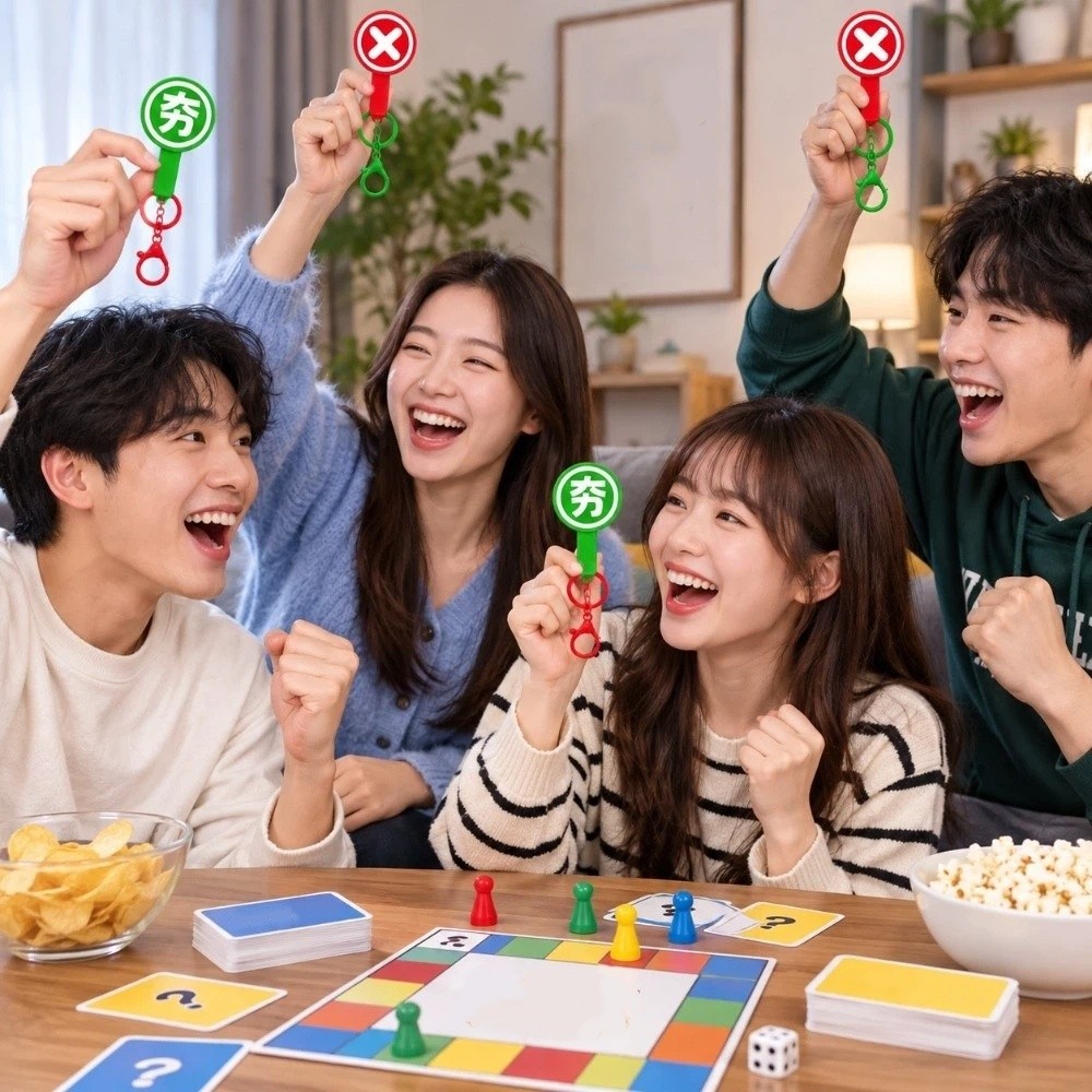Board Game Or Boardgame - Porte-clés tableau de jugement portable, nouveau