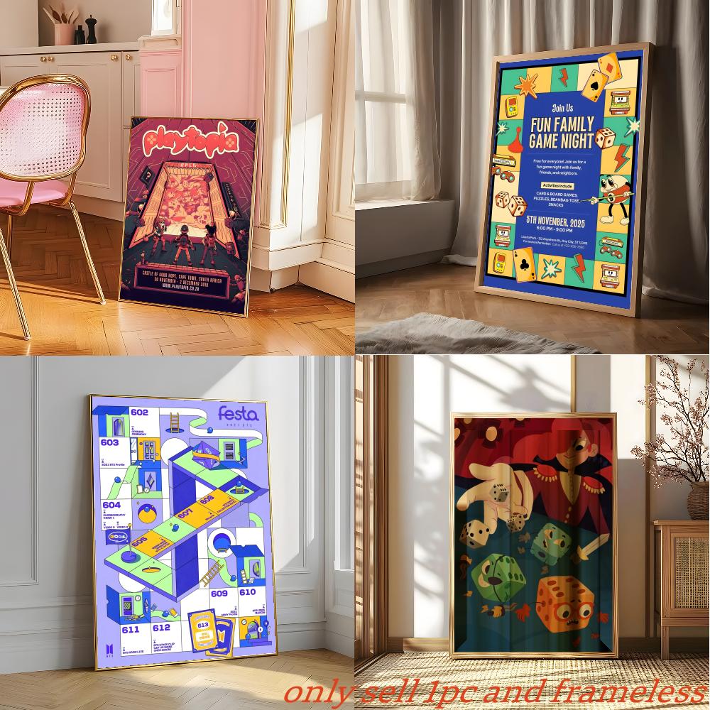 Affiche murale de jeu de socié - Board Game Cafe avis et prix