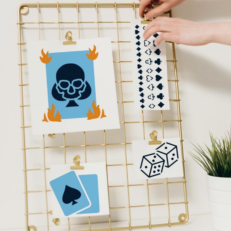 Pochoir de cartes à jouer, 3 p - Board Game Template avis et prix