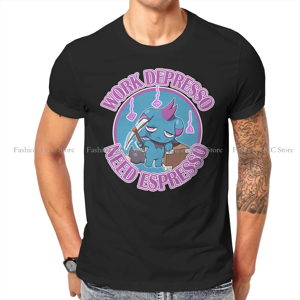 T-shirt à col rond pour hommes - Board Game Cafe avis et prix