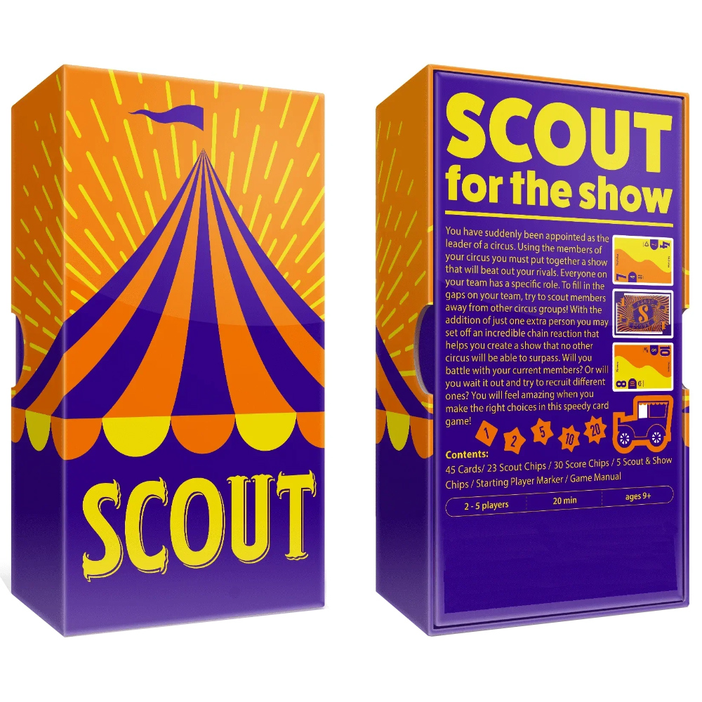 Jeu de cartes Scout 2026 pour  - Board Game Solo avis et prix
