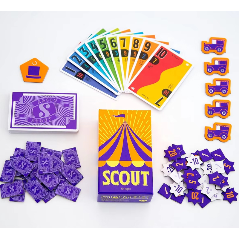 Jeu de cartes Scout 2026 pour  - Board Game Solo avis et prix