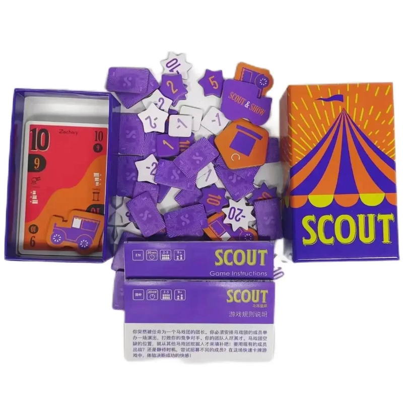 Jeu de cartes Scout 2026 pour  - Board Game Solo avis et prix