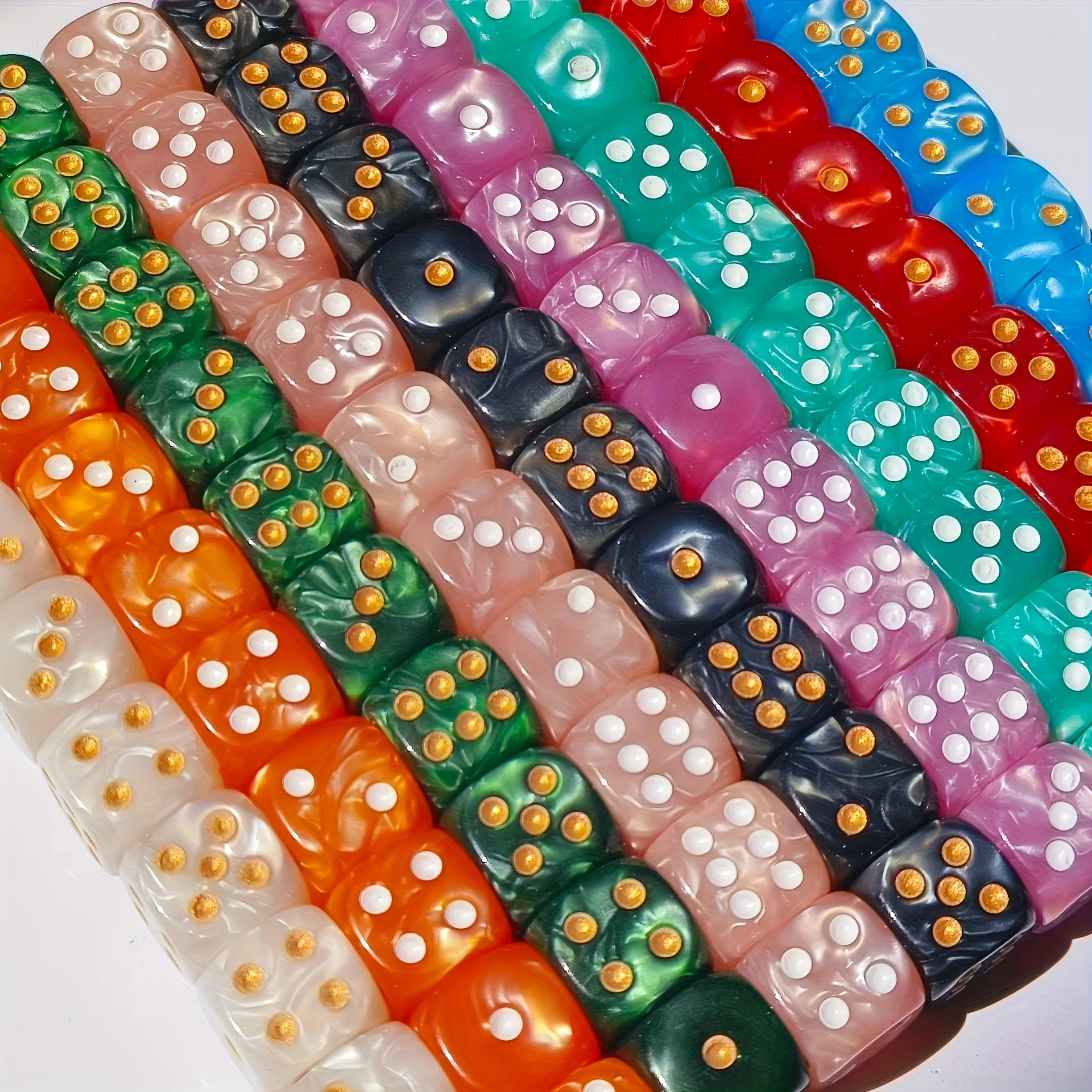 10 dés D6 en acrylique à motif - Board Game Electronic Table avis et prix