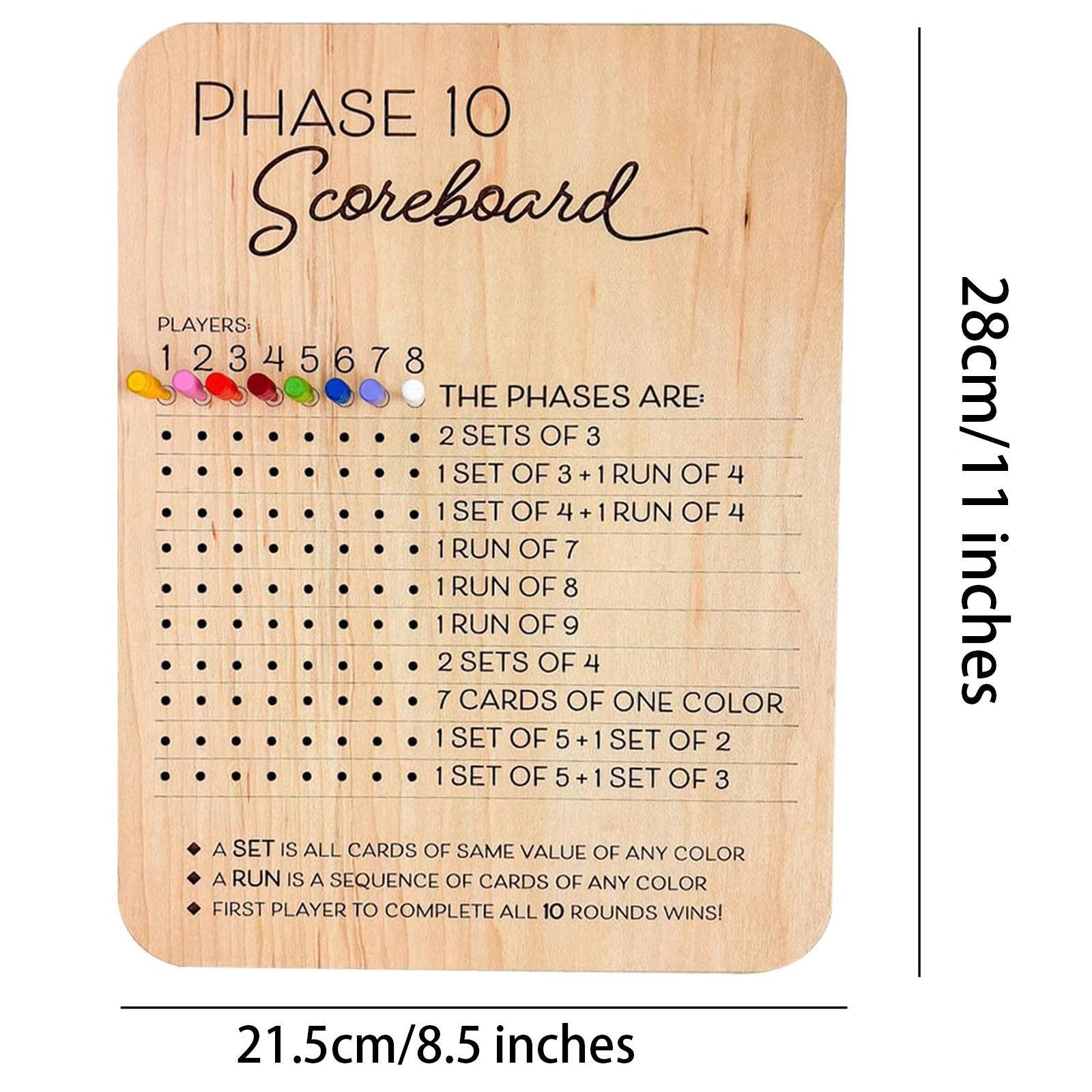 1 tableau de score en bois pou - Board Game Template avis et prix