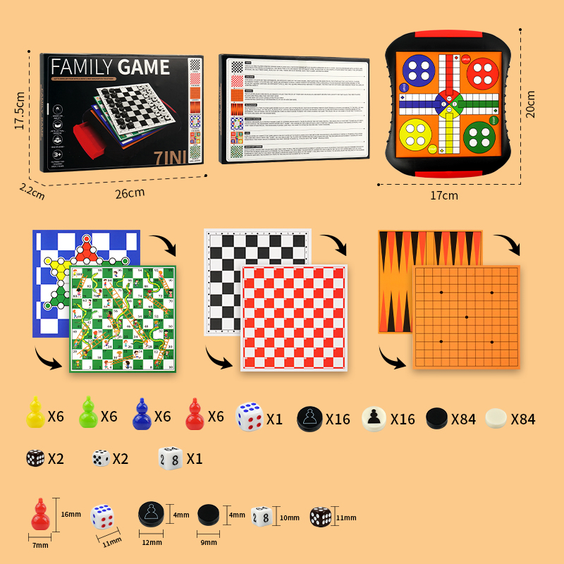 Jeux de société 3-en-1/5-en-1/ - Board Game Cafe avis et prix
